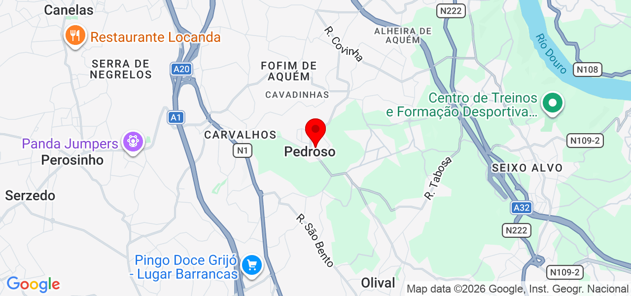 Jorge Sousa - Porto - Vila Nova de Gaia - Map