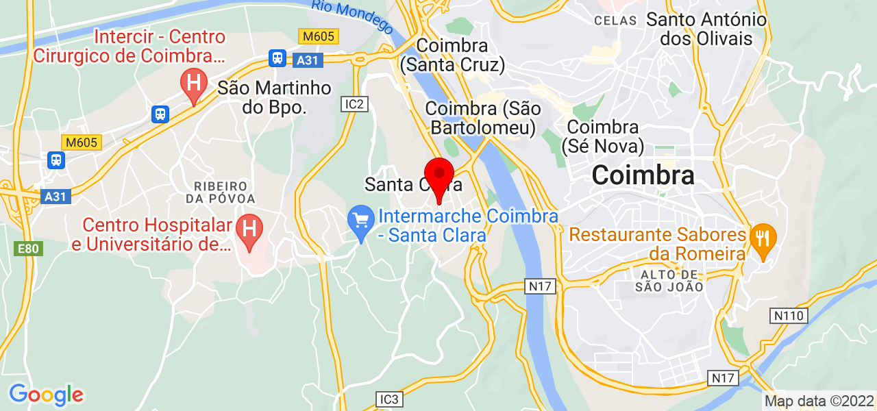 Rebeca Miranda - Coimbra - Coimbra - Mapa