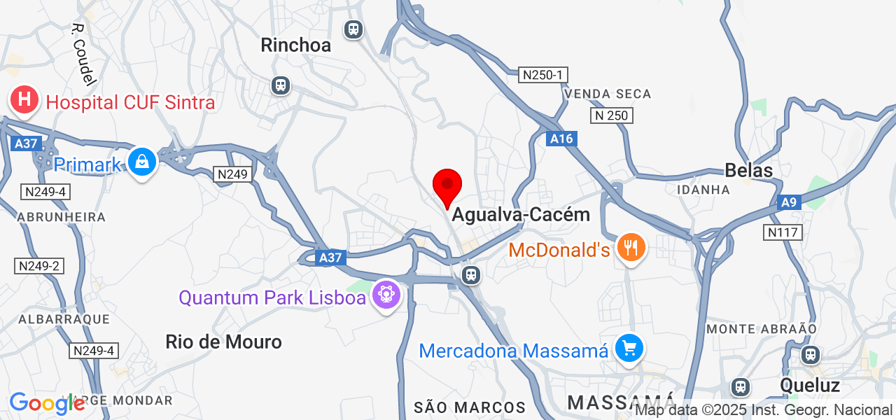 Easy eletro - Lisboa - Sintra - Mapa