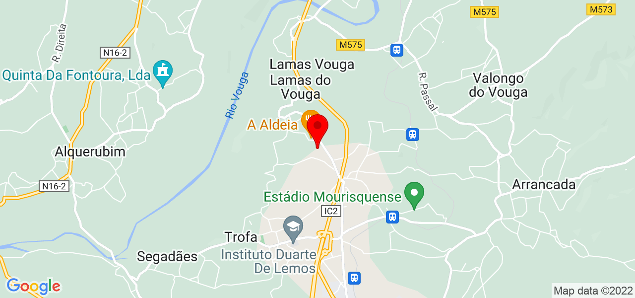 Denise Anjos - Flor de Lotus - Aveiro - Águeda - Mapa