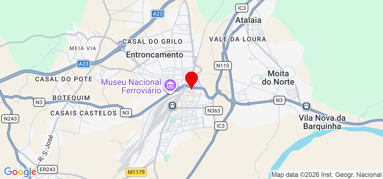 SAFRA SERENA - Santarém - Entroncamento - Mapa