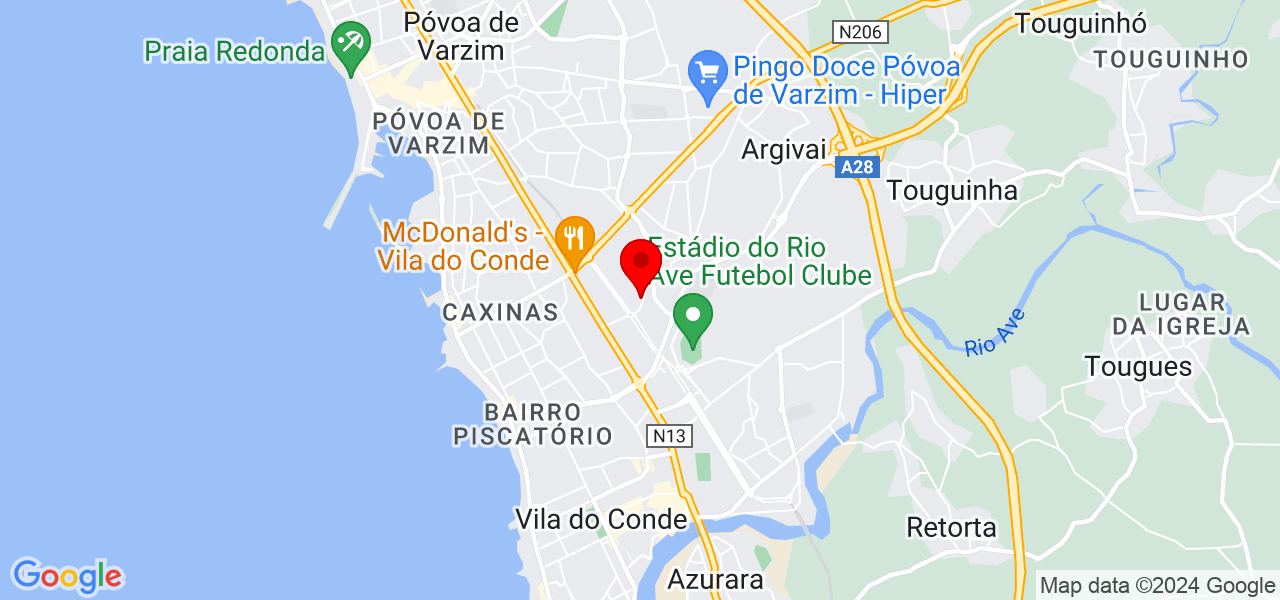 Lucas fãs tudo - Porto - Vila do Conde - Map