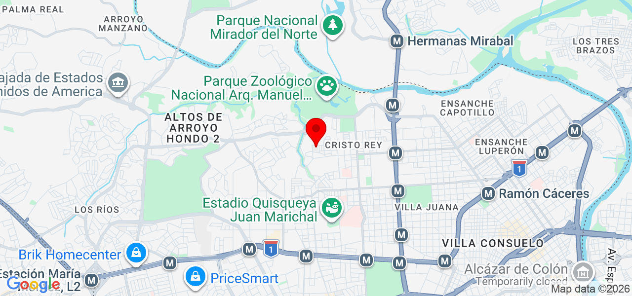Mega tecnology - Santo Domingo - Santo Domingo Oeste - Mapa