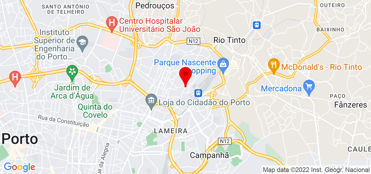Graciete Luzes Henriques - Porto - Porto - Mapa