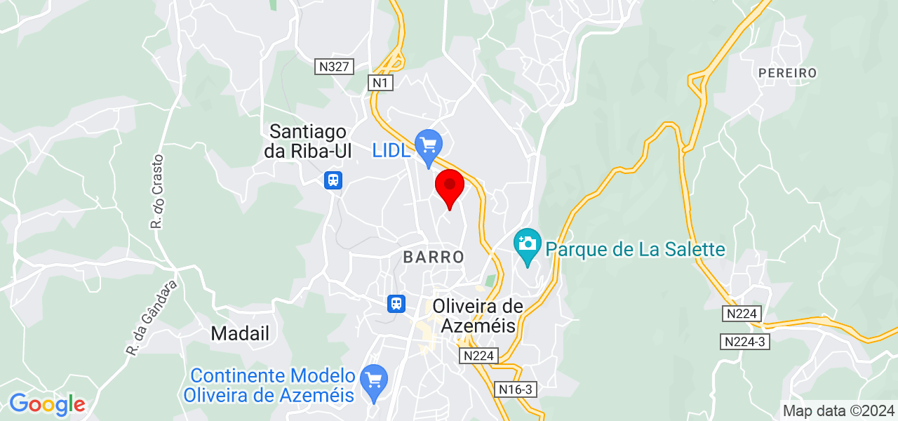 Mimos da Drika - Aveiro - Oliveira de Azeméis - Mapa