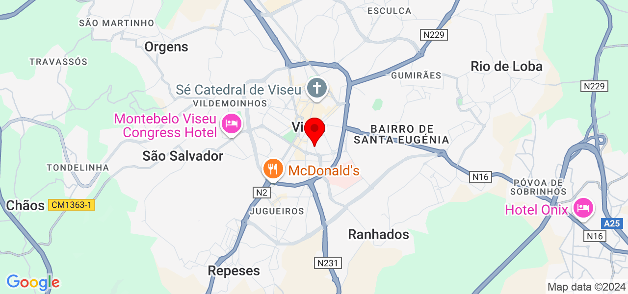 Lidiane - Viseu - Viseu - Map