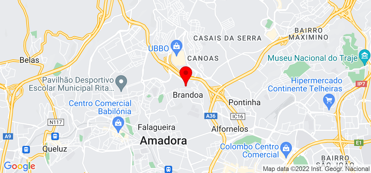 Fernando - Lisboa - Amadora - Map