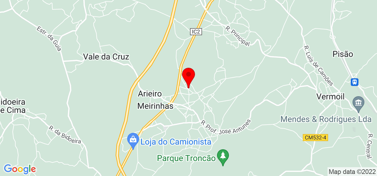 Rub&eacute;n Silva - Leiria - Pombal - Mapa