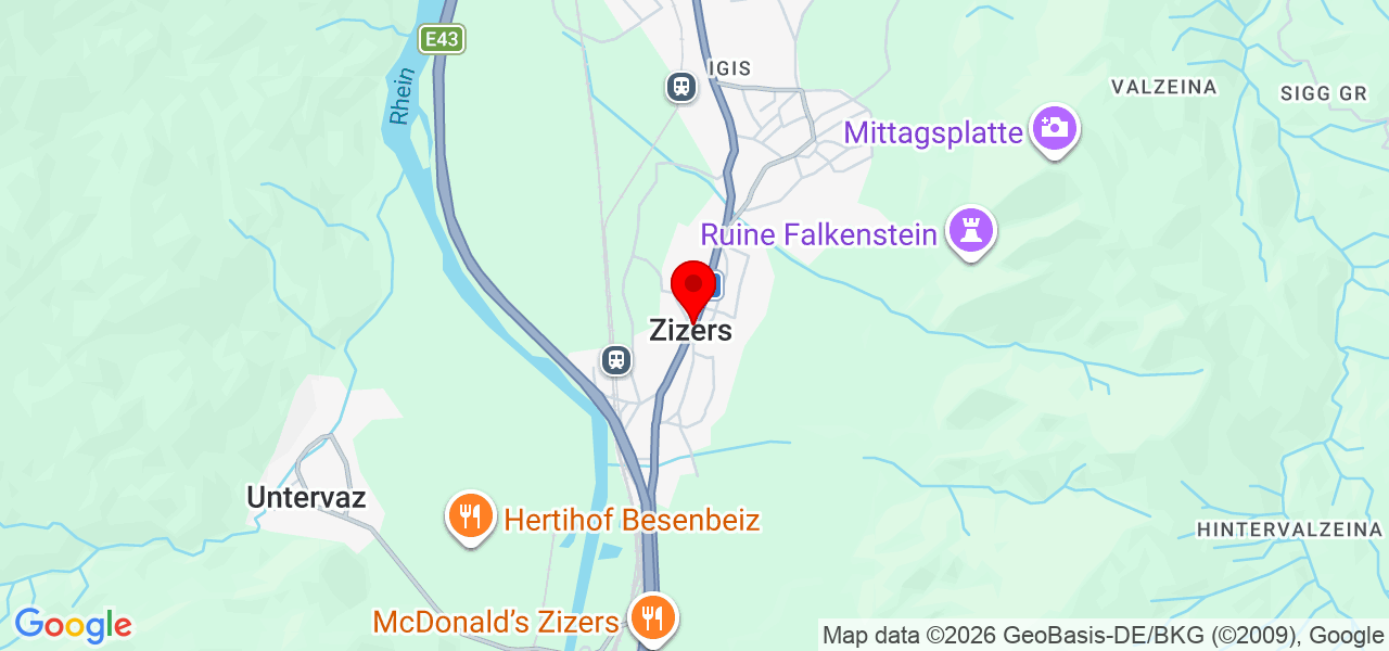 Madlaina Nay Fotografie - Graubünden - Zizers - Karte