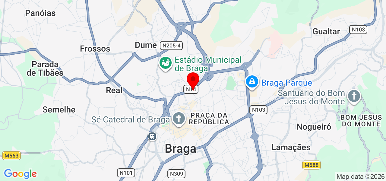 André Costa - Braga - Braga - Mapa
