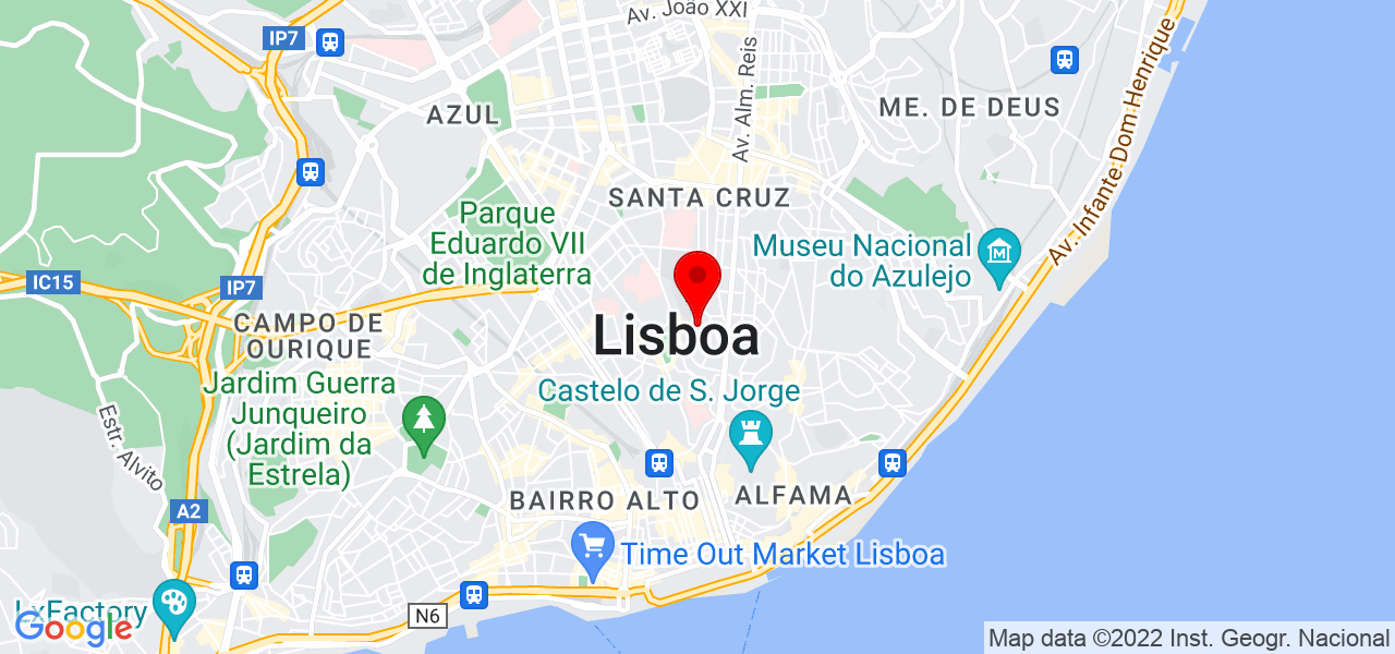 Miguel Fern&aacute;ndez Gonz&aacute;lez - Lisboa - Lisboa - Mapa