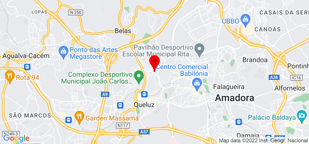 Daniela Silva - Lisboa - Sintra - Mapa