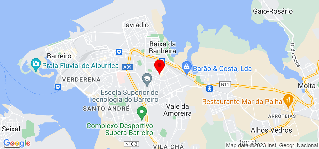 Nuria Gomes - Setúbal - Moita - Map