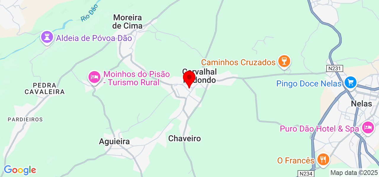 Serviços Ana - Viseu - Nelas - Mapa
