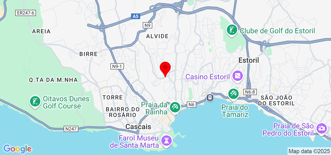 Vanessa Grassano - Lisboa - Cascais - Mapa