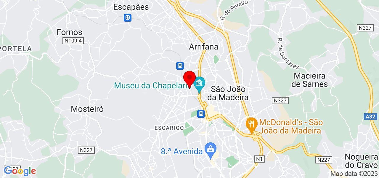 RMBL Transportes - Aveiro - São João da Madeira - Mapa