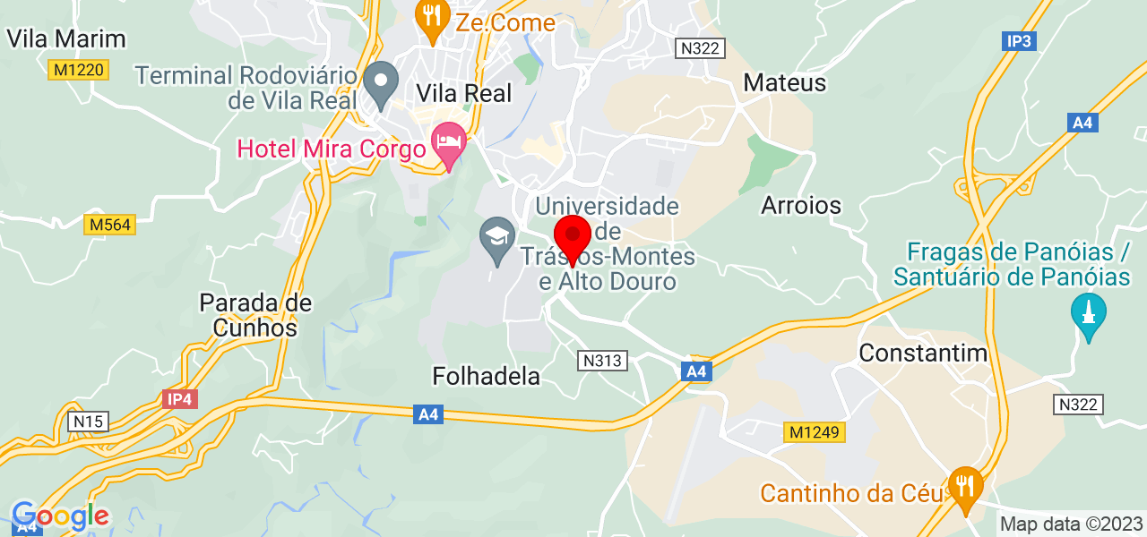 Remodela&ccedil;&otilde;es Rocha - Vila Real - Vila Real - Mapa