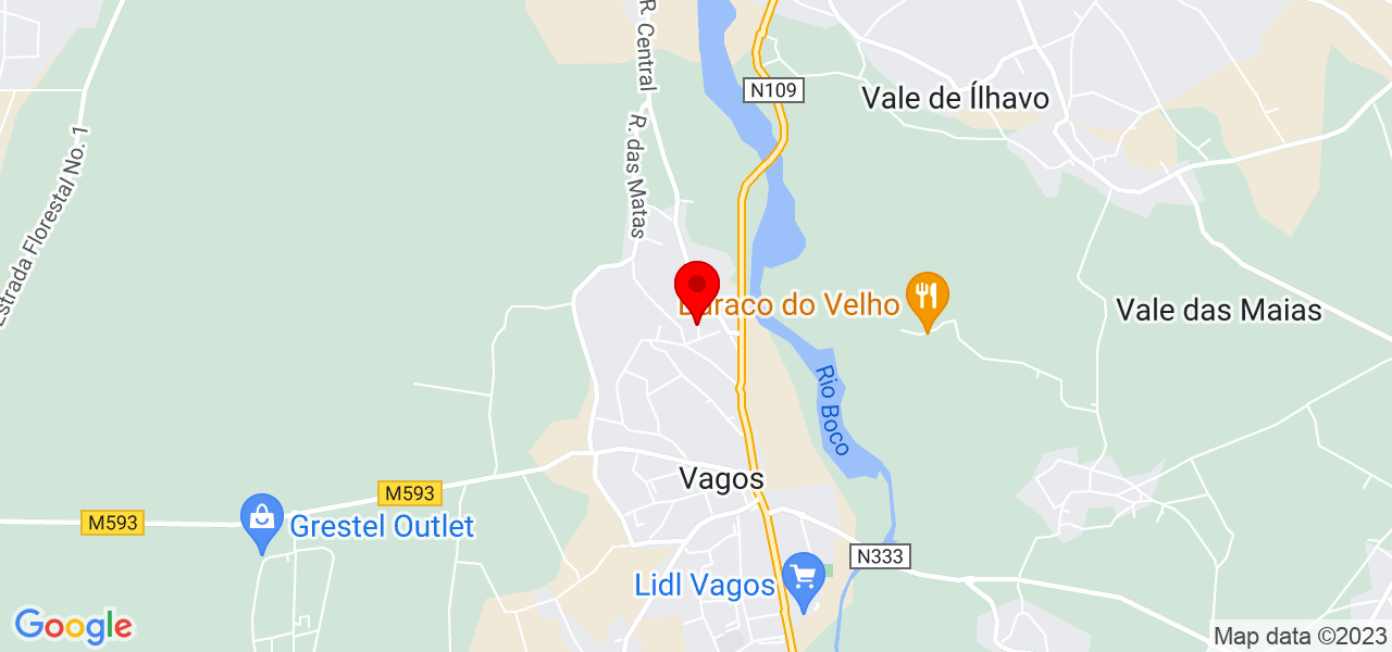 Dazaibet - Aveiro - Vagos - Mapa