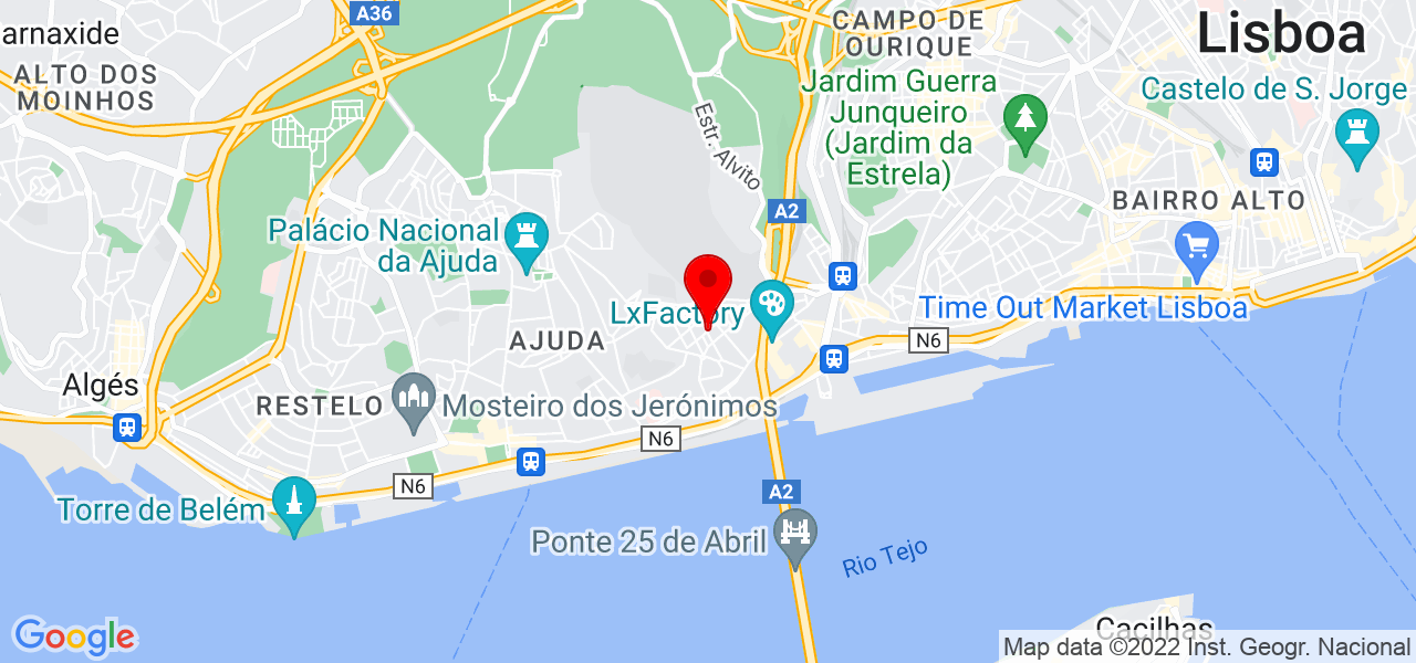 Ludo des Cognets - Lisboa - Lisboa - Mapa