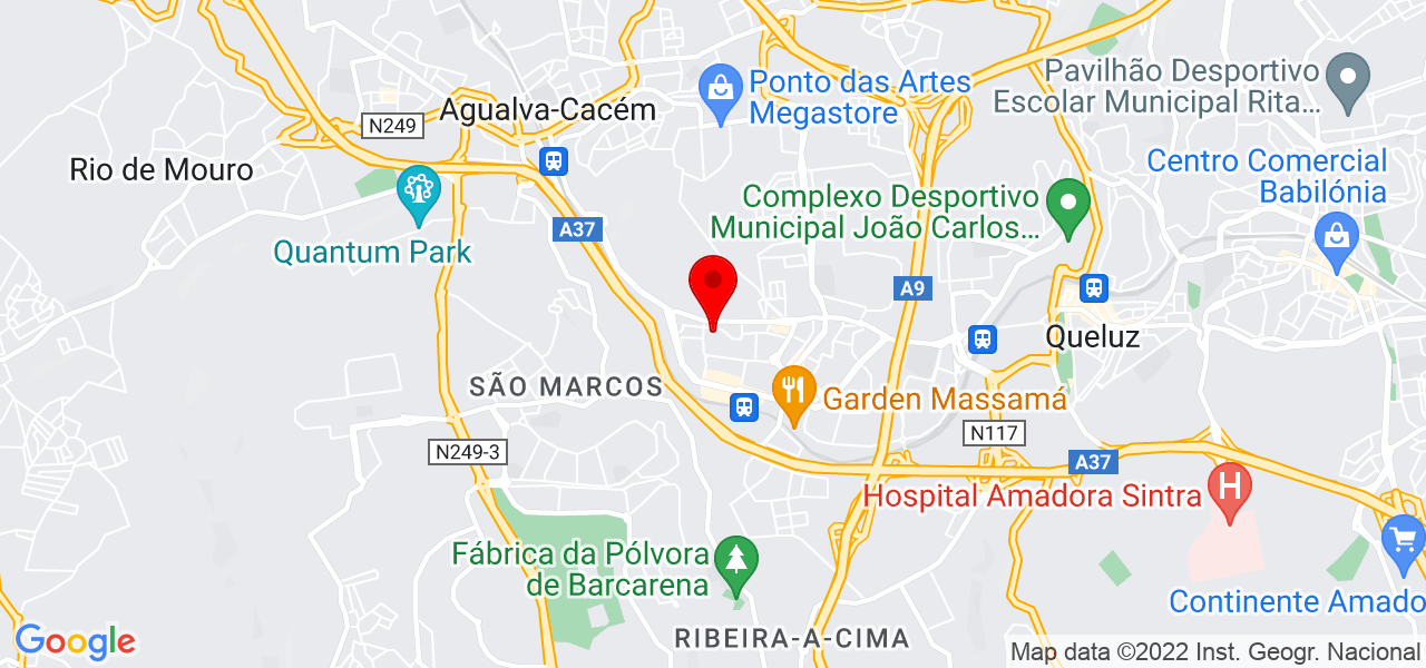 Jo&atilde;o Neves - Lisboa - Sintra - Mapa