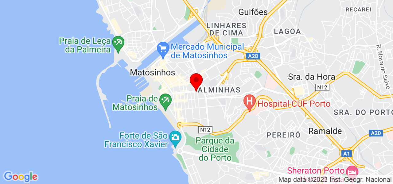 Bruno Pinto Cardoso - Porto - Matosinhos - Mapa