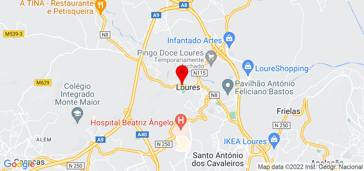 Sibele - Lisboa - Loures - Mapa
