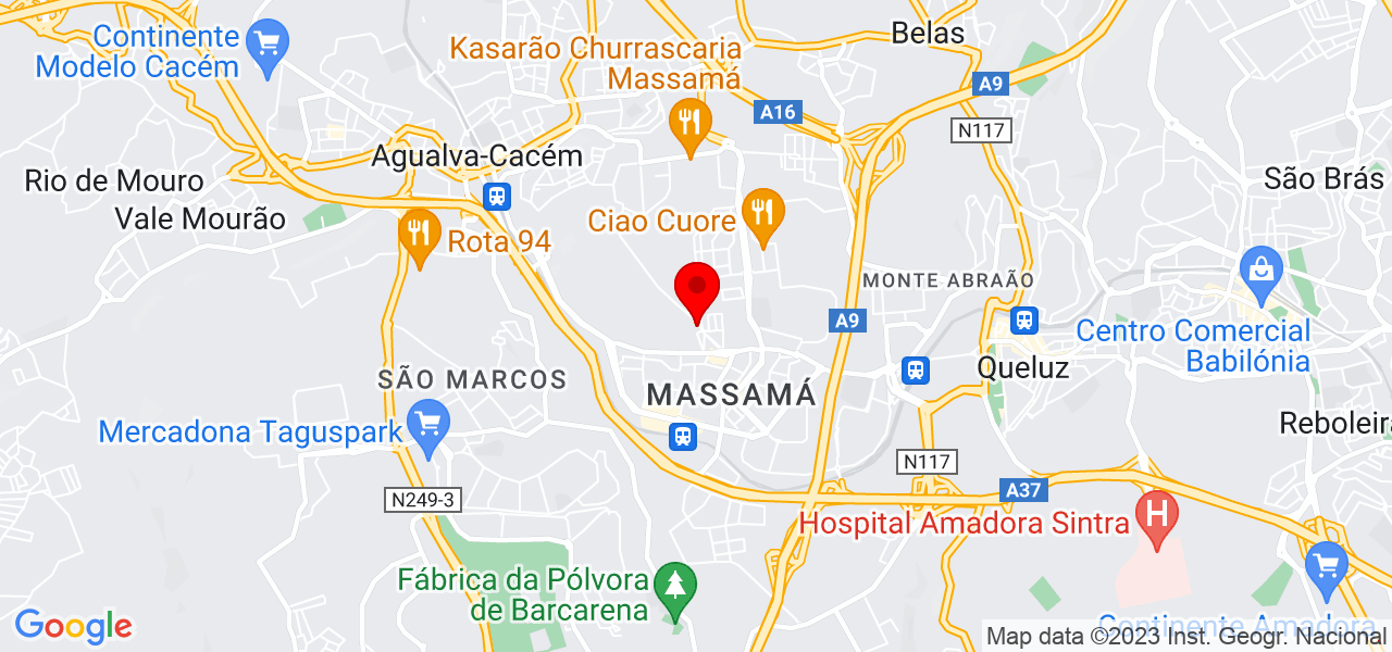 Demoltec engenharia - Lisboa - Sintra - Mapa