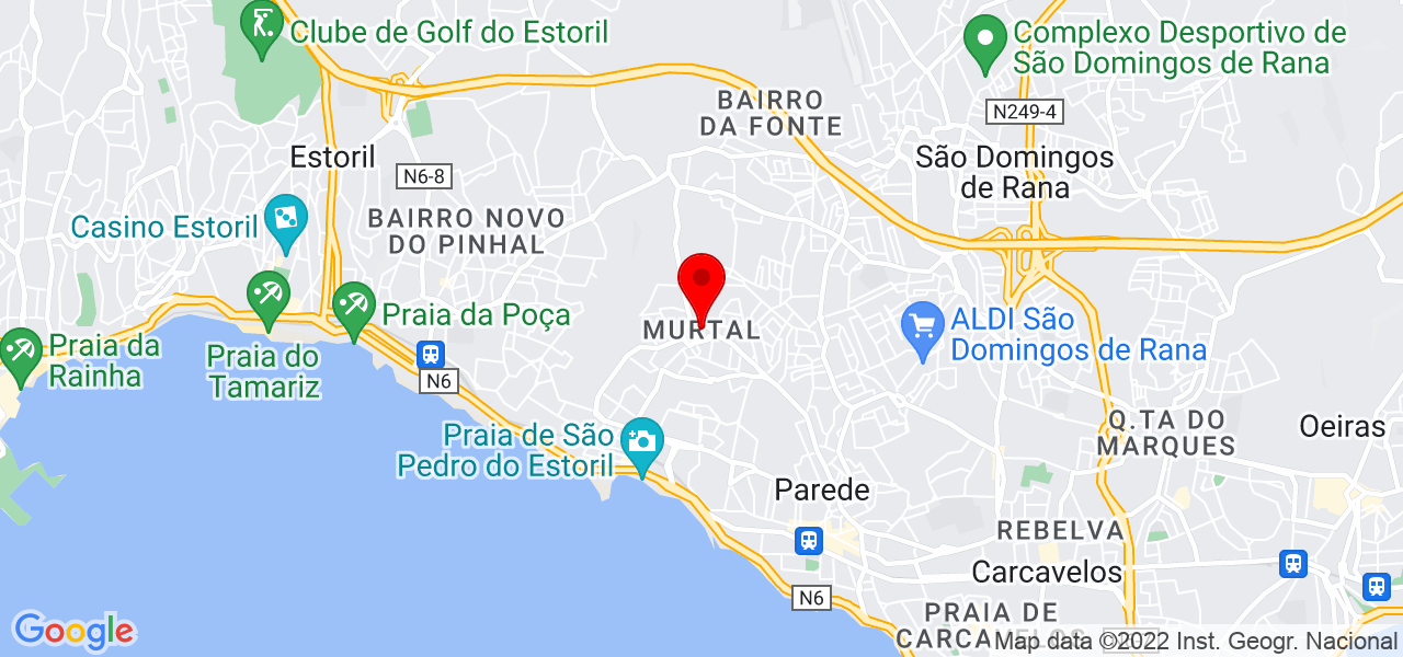Aline limpeza - Lisboa - Cascais - Karte