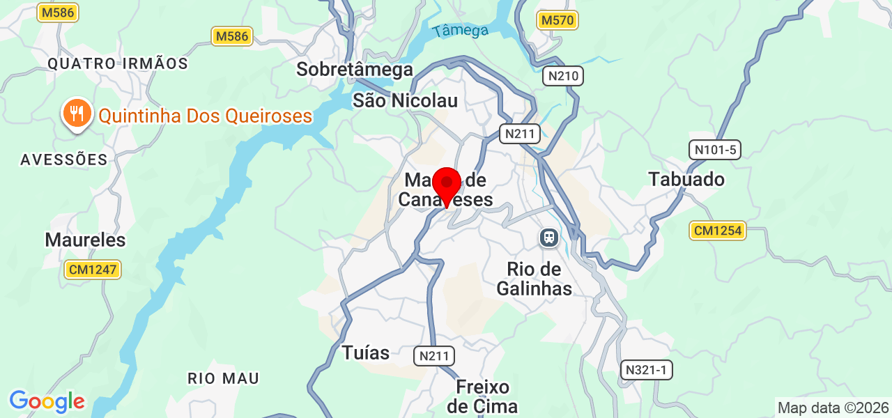 JS Orçamentos - Porto - Marco de Canaveses - Mapa