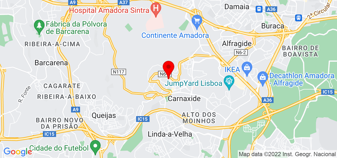 Ruben - Lisboa - Oeiras - Mapa