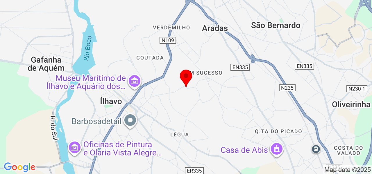 David Martins - Aveiro - Ílhavo - Mapa