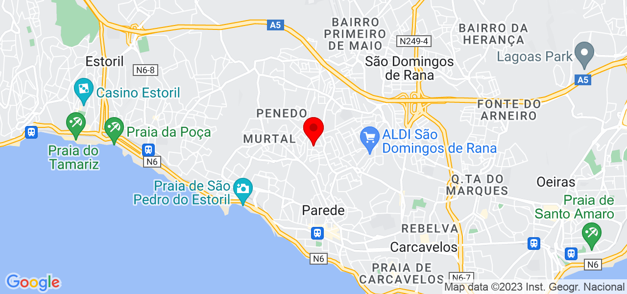 Sara - Lisboa - Cascais - Mapa