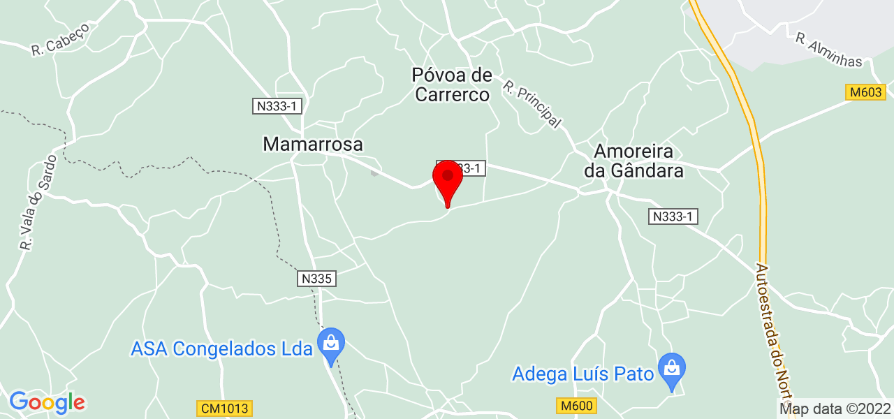 Pedro Gon&ccedil;alves - Aveiro - Oliveira do Bairro - Mapa