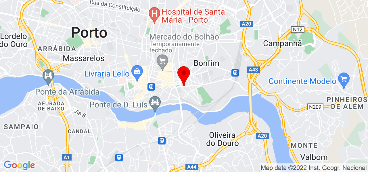 Barbara valente - Porto - Porto - Mapa