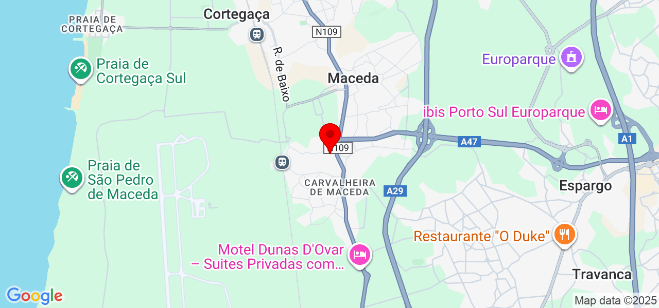 Maria Marques - Aveiro - Ovar - Mapa