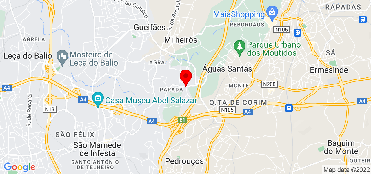 Patr&iacute;cia Ribeiro - Porto - Maia - Mapa