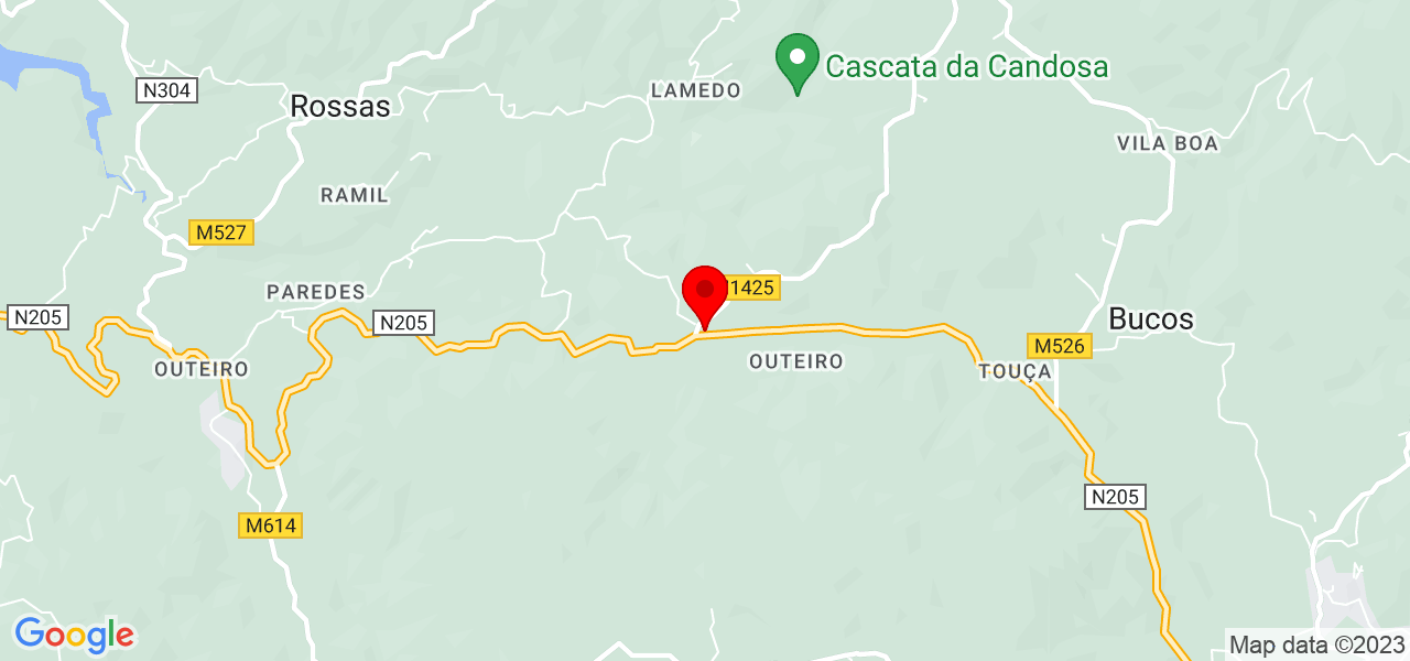Nuno Henriques - Braga - Vieira do Minho - Map