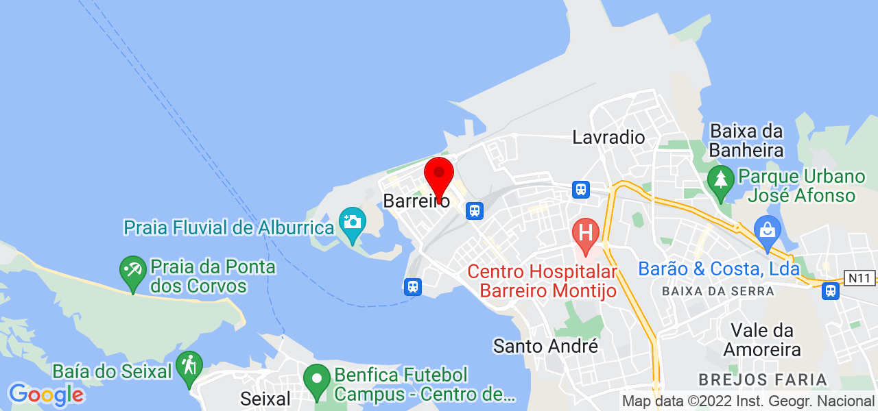 Siloé lima - alpinismo industrial - Setúbal - Barreiro - Mapa