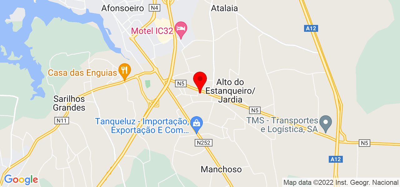 Rodrigo - Setúbal - Montijo - Mapa
