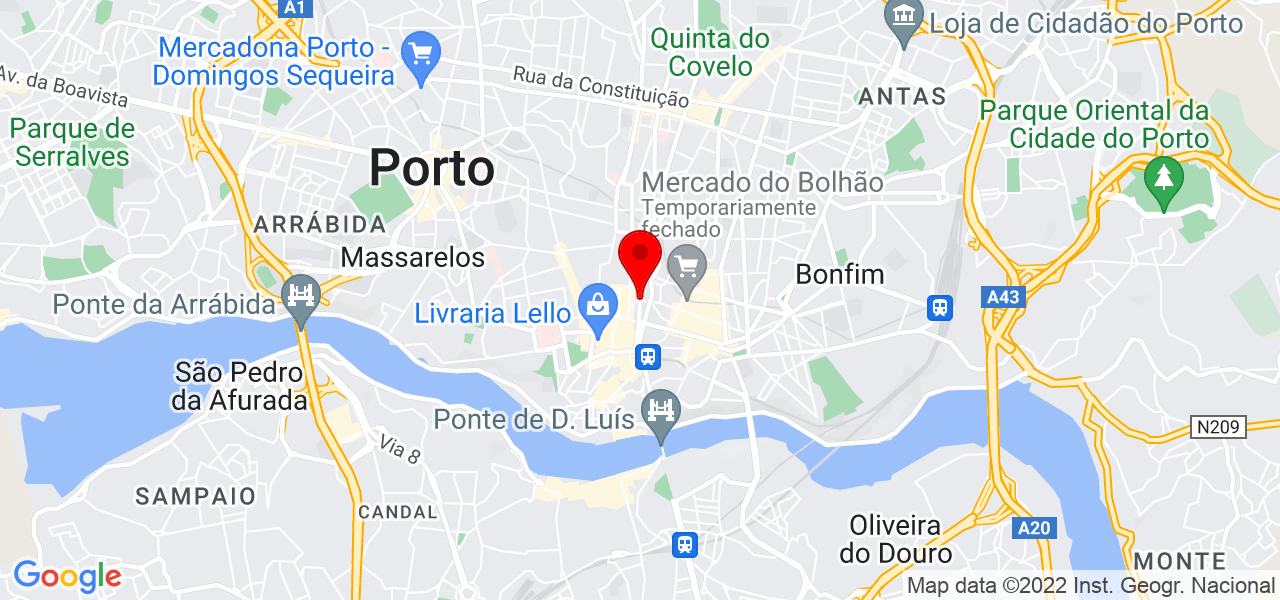 Guilherme Vieira - Porto - Porto - Mapa