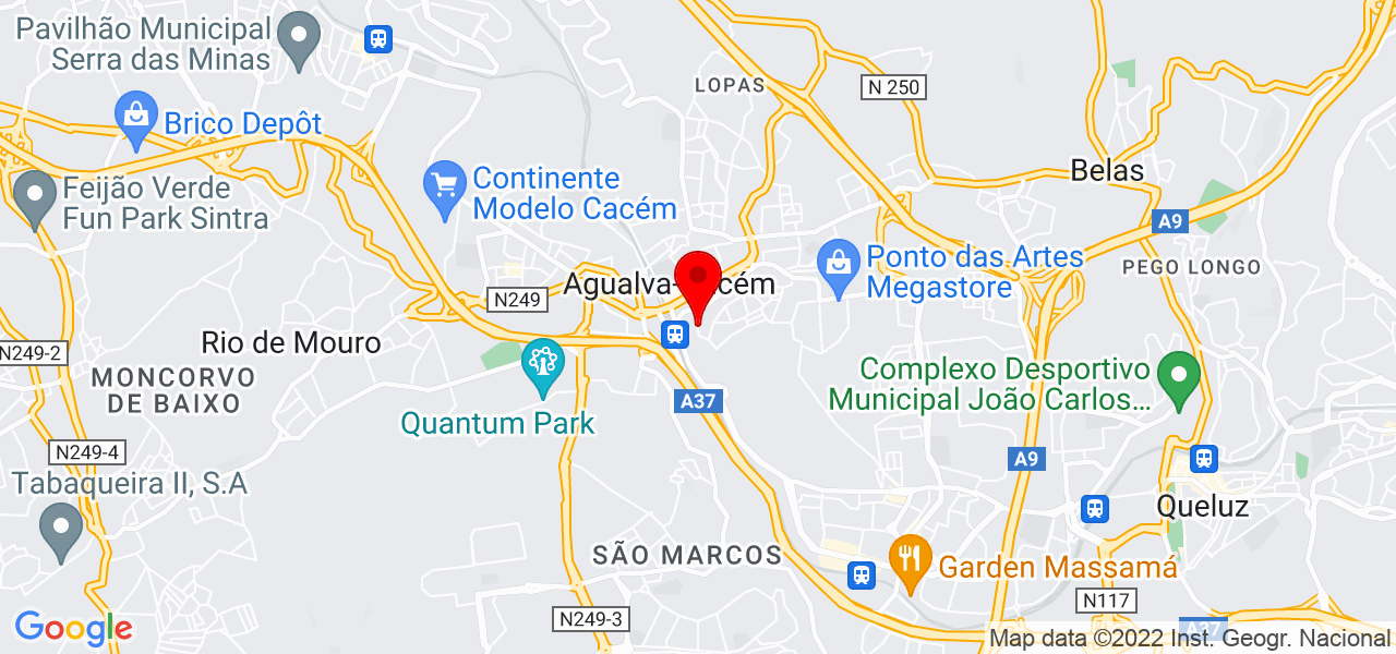 Andr&eacute; Ara&uacute;jo - Lisboa - Sintra - Mapa