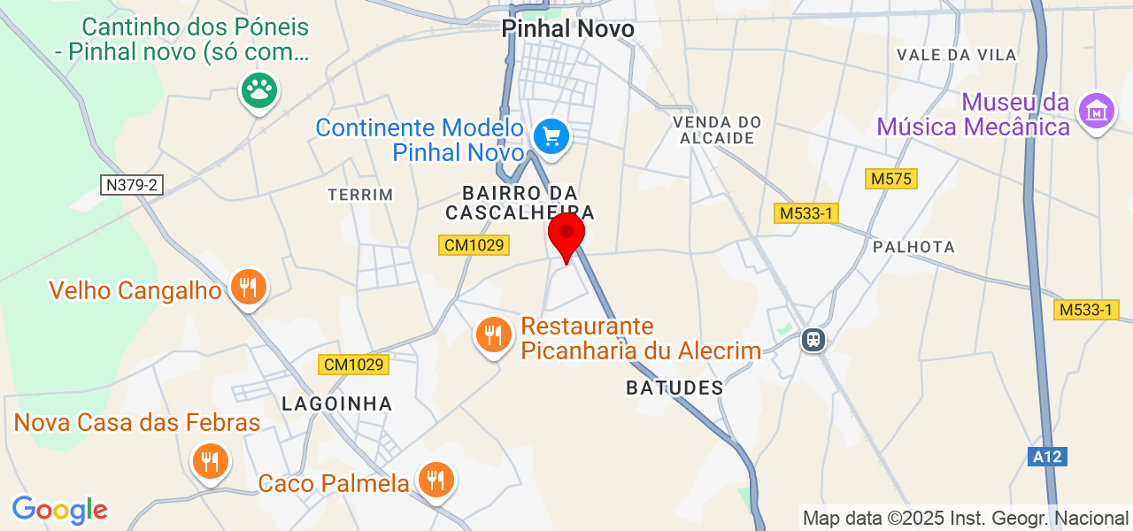Andreia - Setúbal - Palmela - Map