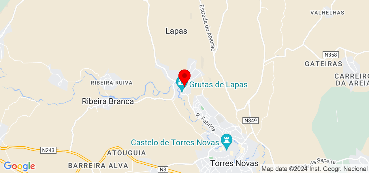Ms remodelação - Santarém - Torres Novas - Mapa