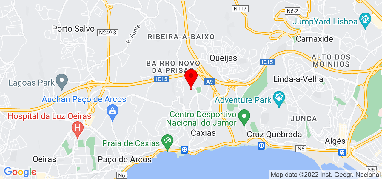 Lu&iacute;s - Lisboa - Oeiras - Mapa