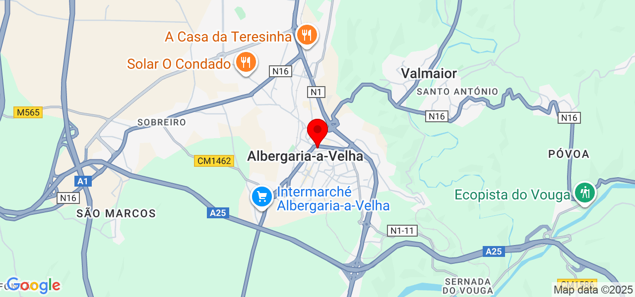 Teckleans - Aveiro - Albergaria-a-Velha - Mapa