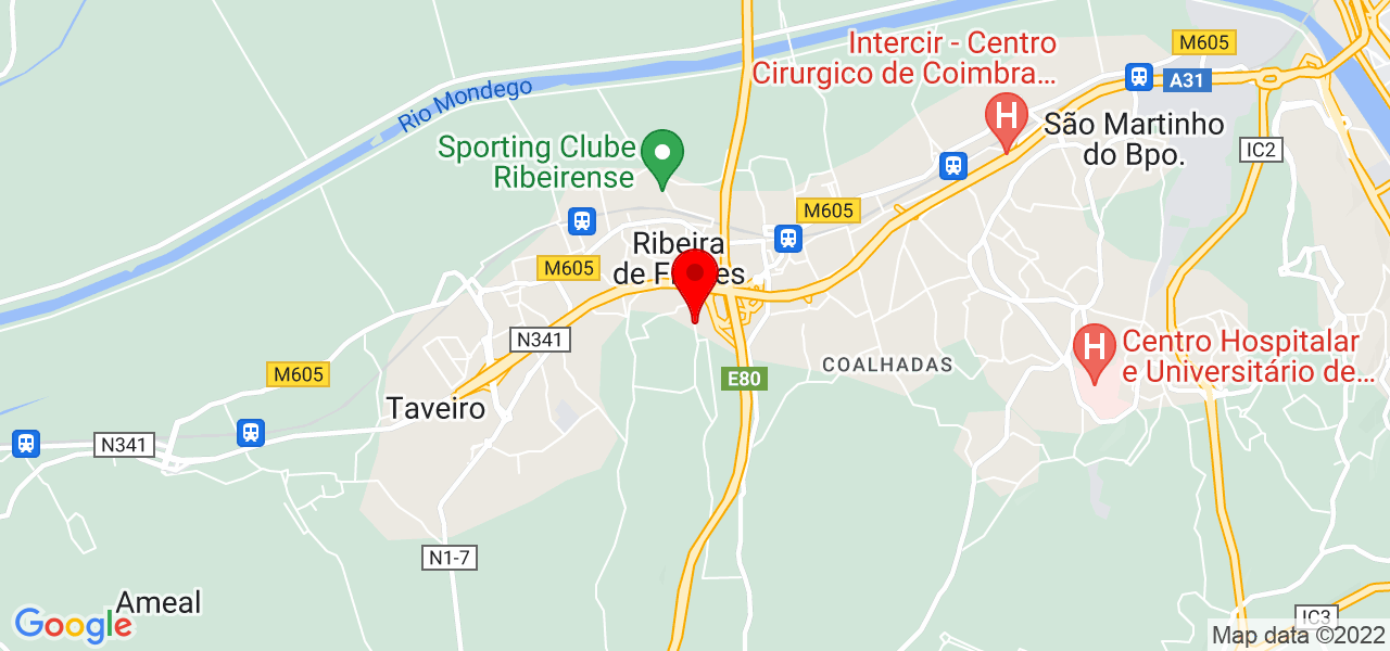 Professor / Formador - Coimbra - Coimbra - Mapa