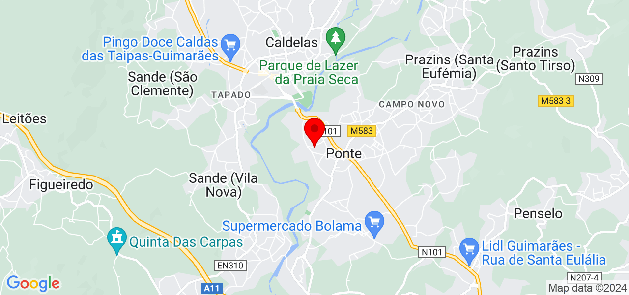 SDS - Braga - Guimarães - Mapa