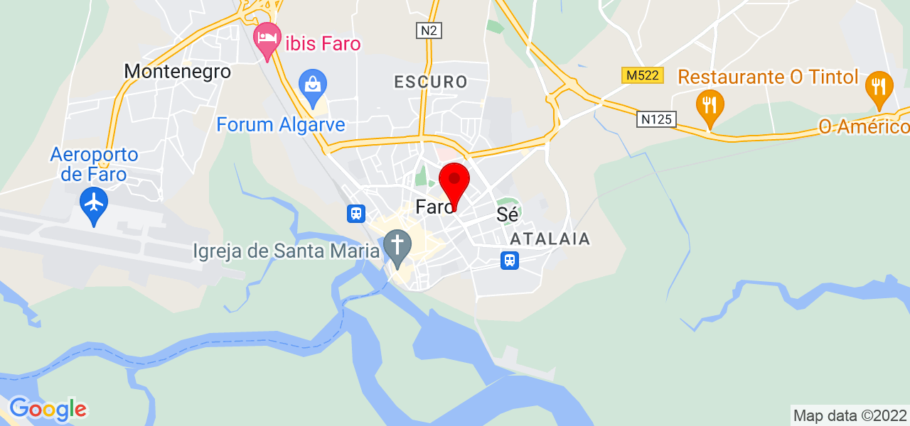 Hugo Câmara - Faro - Loulé - Mapa