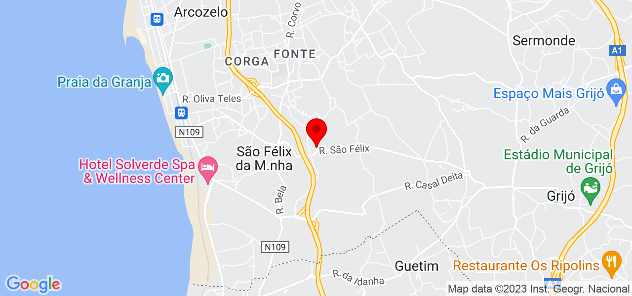 Ana Ventura - Porto - Vila Nova de Gaia - Mapa