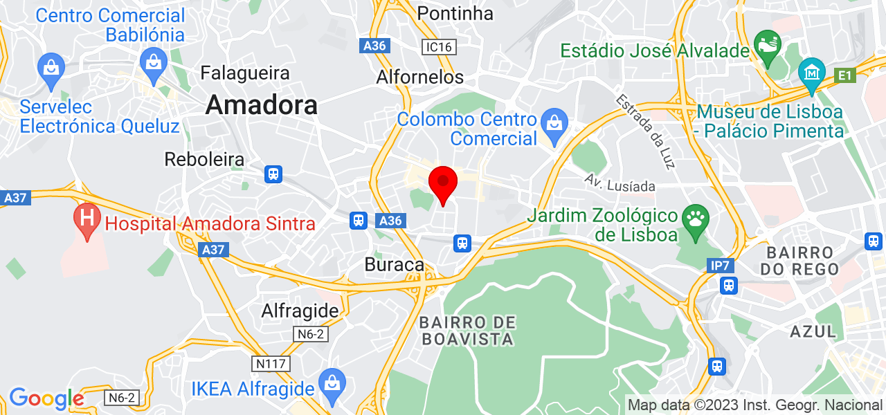Ant&oacute;nio Fortes Correia - Lisboa - Lisboa - Mapa